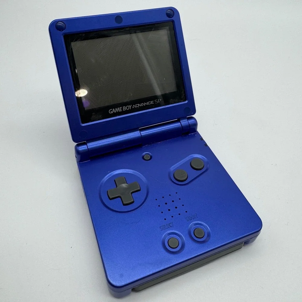 Nintendo Game Boy Advance SP Cobalt Blue Handheld System AGS-001 with Charger